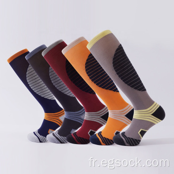 Chaussettes hautes de compression